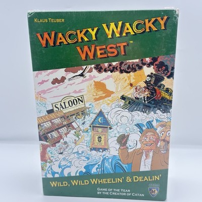 Wacky Wacky West: Wild, Wild Wheelin' & Dealin' Board Game - By Creator of Catan