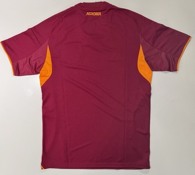 AS Roma 2025-26 Home Burgundy Men's Size Medium Soccer Jersey