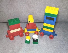 Lego Duplo My First Number Train Set 10847 & Retro 90s Duplo Bundle 47 Pieces