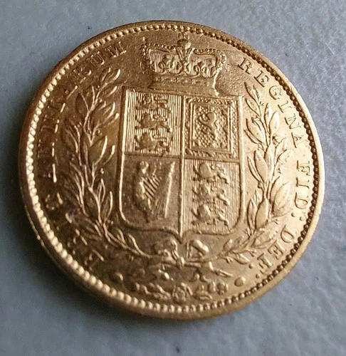 1851 Victoria Gold Sovereign — photo from the most recent tracked eBay sale