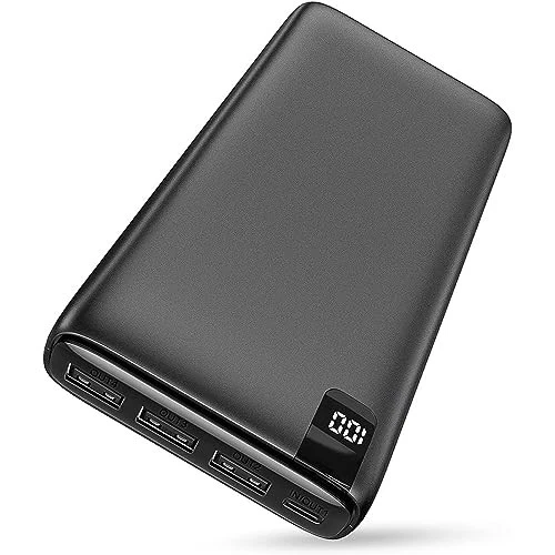 Power Bank 26800mAh Portable Charger, High Capacity Phone Charger Black