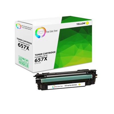 TCT Premium 657X For HP CF472X Yellow Hi-Yield M681 M682 Compatible Toner