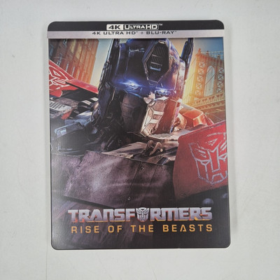 Blu-Ray 4K ULTRA HD TRANSFORMERS Rise The Beasts Steelbook Paramount