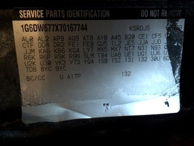 Used A/C Selector Switch fits: 2007 Cadillac Sts heated seats front heated and c