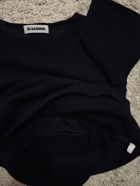 Women Jil Sander Sweater Black Cashmere 32