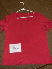 Chico's Red Women's shirt Size 2