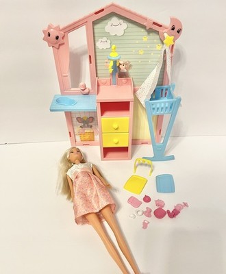 Simba Steffi Love Pregnant Doll Newborn Baby Room Nursery Playset w/ Accessories