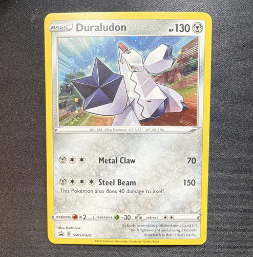 The Pokemon Company Duraludon SWSH028 SwSh Promo Holo 130 HP EN 2020
