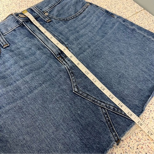 Madewell Rigid Denim Jean A-Line Skirt Pockets 100% Cotton Blue Women’s 26 - Picture 7 of 8