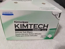 12-Box LOT Kimtech KIMWIPES 34155 Delicate Task Wipers 286-Sheet Lab Towels NEW
