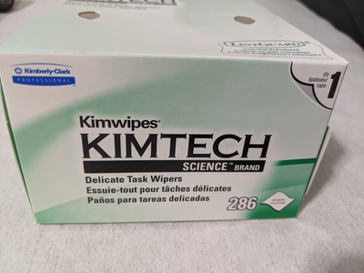 #ad 12 Box LOT Kimtech KIMWIPES 34155 Delicate Task Wipers 286 Sheet Lab Towels NEW $57.36