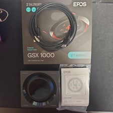 EPOS GSX 1000 2nd Edition External Sound Card 7.1 Surround USB PC Mac Tested