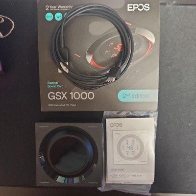 EPOS GSX 1000 2nd Edition Externe Soundkarte 7.1 Surround USB PC Mac Getestet