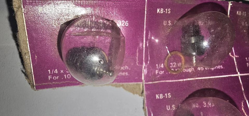 K&B GLOW Plugs - 5 Each of K&B KB-1S Short Reach plug - KB-1S RC plug - New! - Image 2 of 2