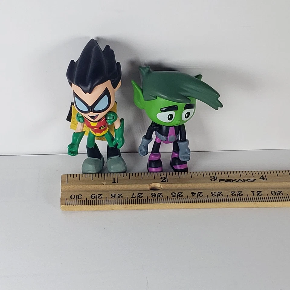 Комиксы DC Comics Teen Titans Go! Экшн-фигурка Beast Boy & Robin JLA Jazwares 2013 - Изображение 3 из 4