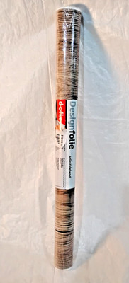 d-c-fix 346-0632 Decorative Self-Adhesive Film, Weathered Oak, 17'' x 78'' Roll