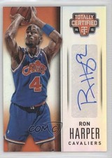 2014 Panini Totally Certified Signatures Mirror 6/25 Ron Harper #TCS-RH Auto 1u6