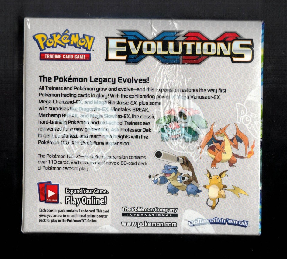 Pokemon TCG XY Evolutions Booster Box Factory Sealed 36 Packs | eBay Pokemon TCG XY Evolutions Booster Box Factory Sealed 36 Packs | eBay
