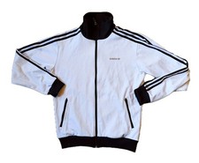 Adidas Originals Beckenbauer Vintage Retro Jacke Track Jacket OG weiß schwarz M