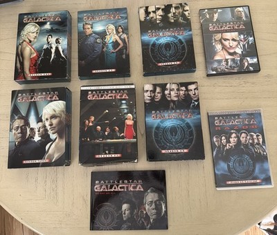 Battlestar Galactica Complete Series DVD Seasons 1,2,2.5,3,4,4.5 + Razor + Plan