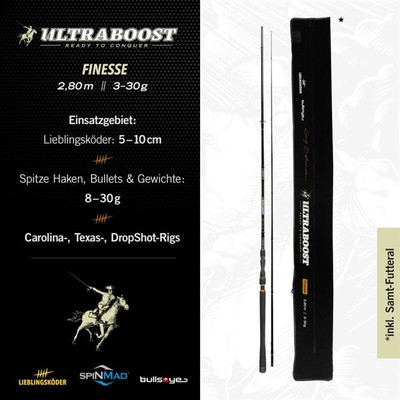ULTRABOOST 2,80m 3-30g Finesse Rute