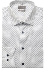 Olymp Comfort Fit Dress Shirt 1064/84/00 White Printed