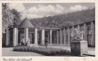 AK Deutsches-Reich Bad- Elster Sachsen Salzquelle Panorama Ad. Schaller top !!! - Bild 1 von 2