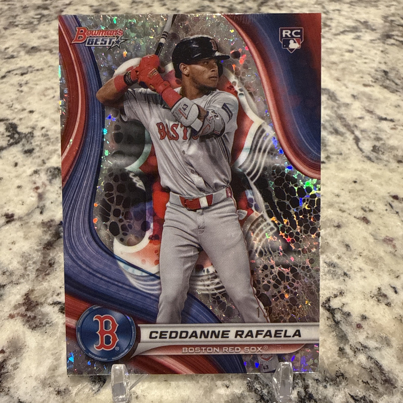 2024 Bowman’s Best Ceddanne Rafaela RC Mini Diamond /299 Red Sox Rookie 🔥