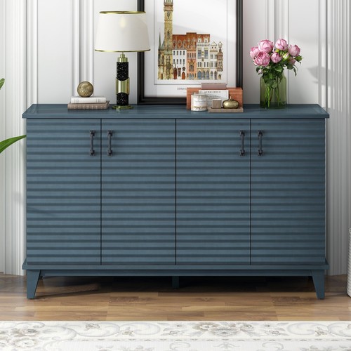 Navy Sideboard Buffet Cabinet TV Cabinet Console Table