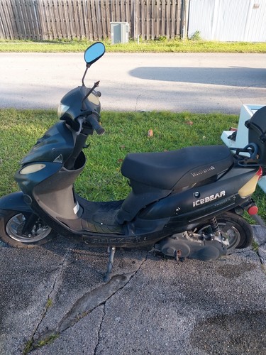 Icebear Rocket 50cc Black Motor Scooter with Storage Trunk YR500QT-8 MPN