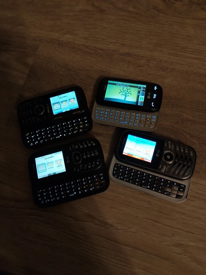 THE FULL SERIES! LG Cosmos 1, Touch, 2, and 3 (Verizon, 2010-2013) Slide Phones - Image 3 of 4