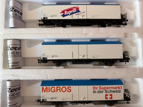 ROCO SET 46558 46559 46555.1 Kühlwagen, FS, SBB, absolut neuwertig, OVP! | Condition: Gebraucht