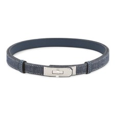 HERMES Belt Kelly Jean Size 18 Denim/Epsom Blue Indigo/White/Blue Navy