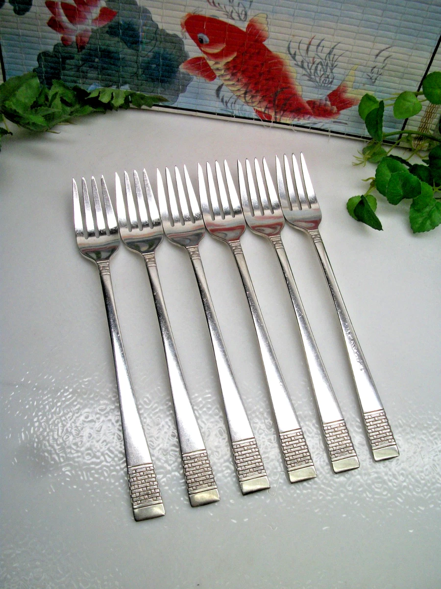 National Silver Co. Fork Antique US Silver-Plated Flatware for