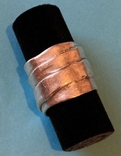 Chunky Wide 925 Solid Silver Hallmarked Designer Ring Q. Unique Artisan Made