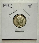 1941-S Mercury Dime SILVER - Very Fine (VF)