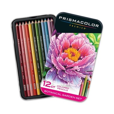 Premier Colored Pencils, Soft Core, Botanical Garden Set, 12 Count - Adult Co...