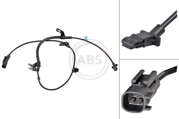 A.B.S. Abs Sensor Raddrehzahl 31546 FüR Mitsubishi Peugeot 4008 Hdi Awc CitroËN-image
