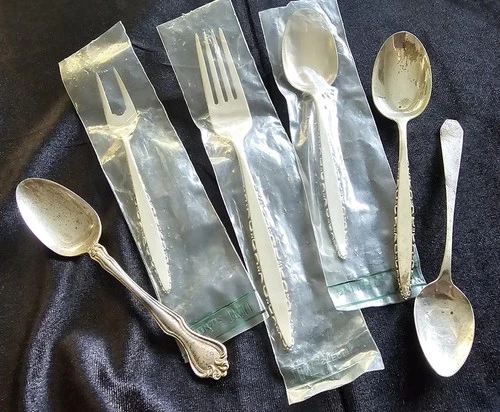 6 Antique Sterling Silver Mixed Lot Flatware 177.84 Grams Lunt Westmoreland