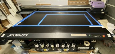 Mimaki JFX200-2513 wide format flatbed UV printer (USED- Great condition)