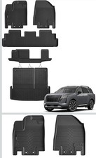 Auxko All Weather Floor Mats Fit for Nissan Pathfinder 2022-2026 (8 Pieces)