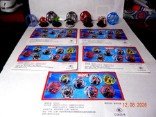 5 x Avengers - Marvel - EN526 + 527 + 530 + 531 + 532 + alle 5 Bpz Ausgabe China