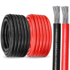 2 Gauge Wire Tinned Copper Boat Cable, Standard USA OFC Oxygen Free Copper Wi...