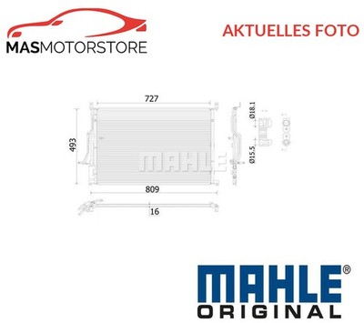 KONDENSATOR KLIMAANLAGE MAHLE ORIGINAL AC 908 000S I FÜR AUDI A8 D3,4E8