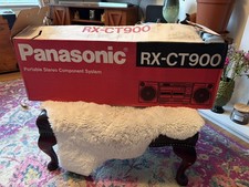 PANASONIC RX-CT900 XBS PORTABLE STÉRÉO RÉTRO BOOM BOX BOÎTE D'ORIGINE BLUETOOTH 