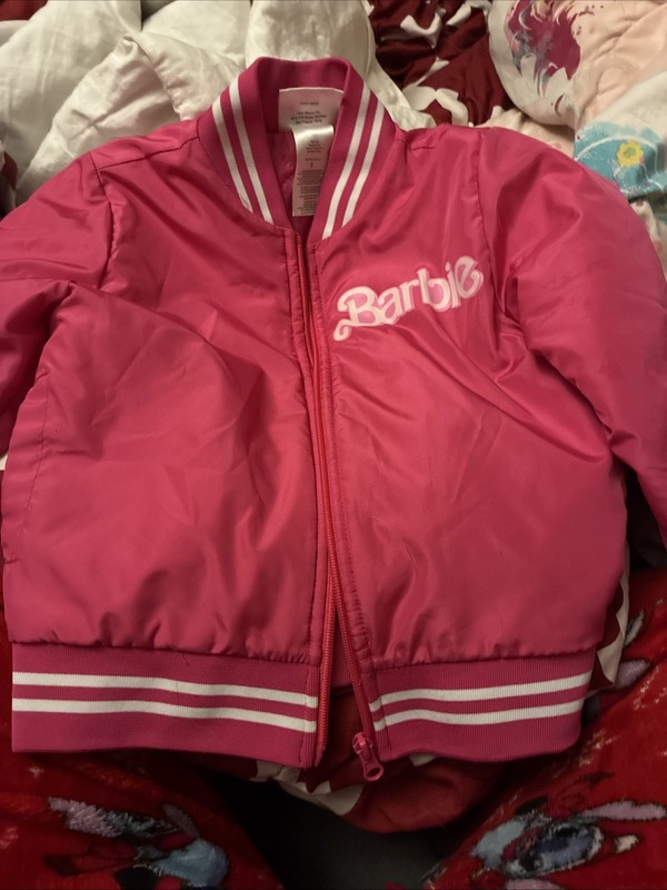 Barbie Child’s Bomber Jacket Coat Size 5