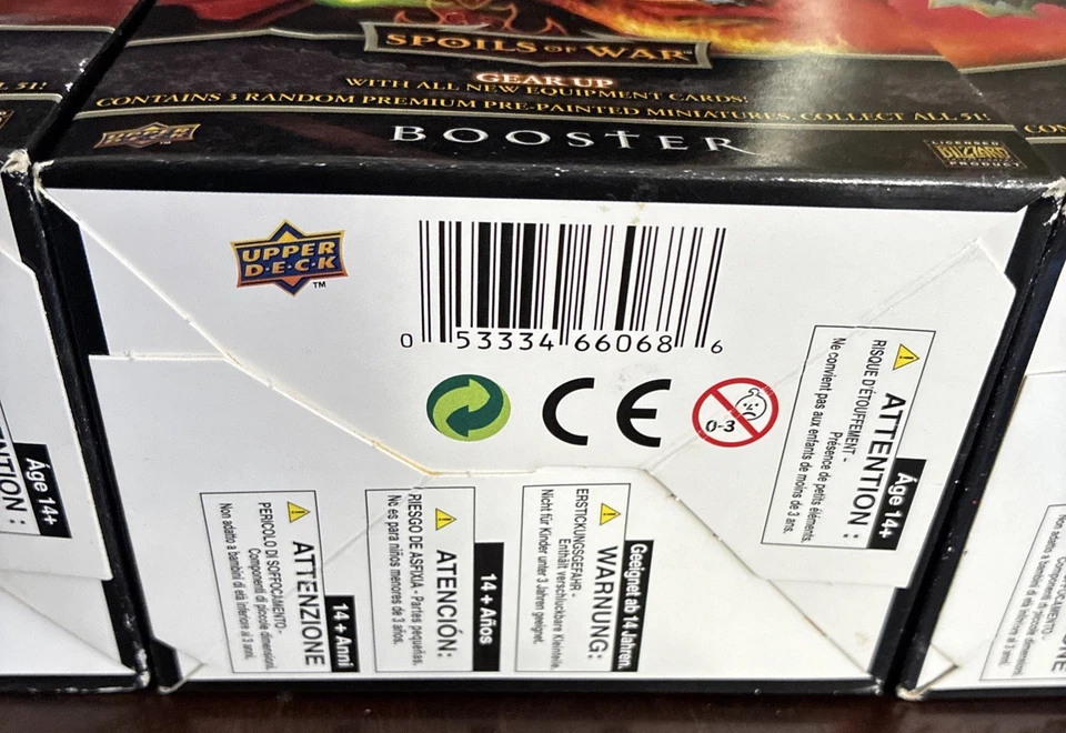 Lote De 3 Miniaturas World of Warcraft Spoils of War Booster Pack Cubierta Superior (G2) Foto 4 de 4