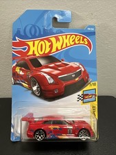 2018 Hot Wheels #198 Legends of Speed 7/10 '16 CADILLAC ATS-V R Red w/5Y Spokes