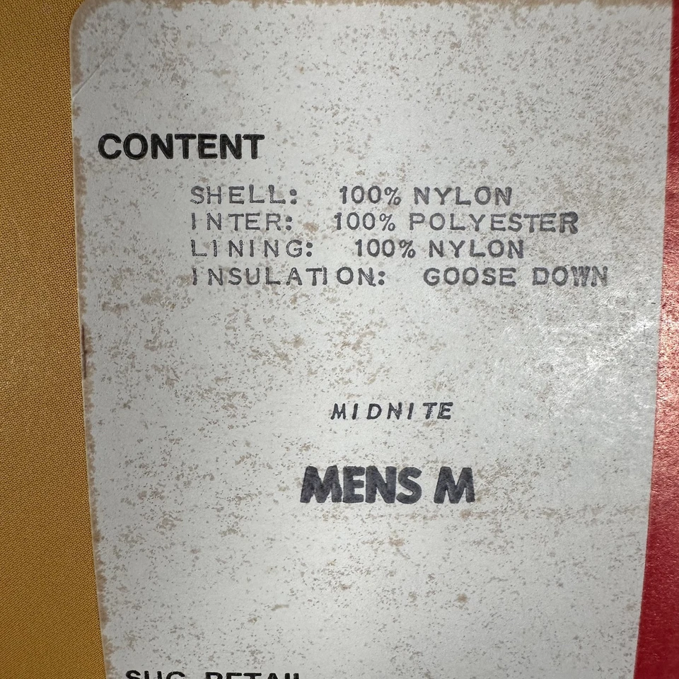 NUEVO CON ETIQUETAS Chaleco de Plumón Cómodo De Colección Para Hombres Medio Azul Plumón de Ganso Aislado Puffer Años 70 80 Foto 4 de 4