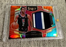 Shai Gilgeous-Alexander 2021-22 Panini Select Game Used Patch Tie Dye /25!